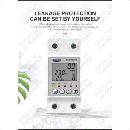 TOMZN TOMPD-63 WIFI Earth Leakage Smart Circuit Breaker in Pakistan