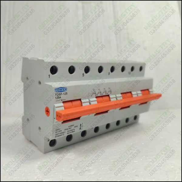 TOMZN TOSF-125 4 Pole 125A Dual Power Manual Transfer Switch in Pakistan