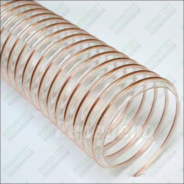 Transparent PVC Spring Hose Pipe 4 Inch Dia Thickness 2.5mm 5 foot in Pakistan - industryparts.pk