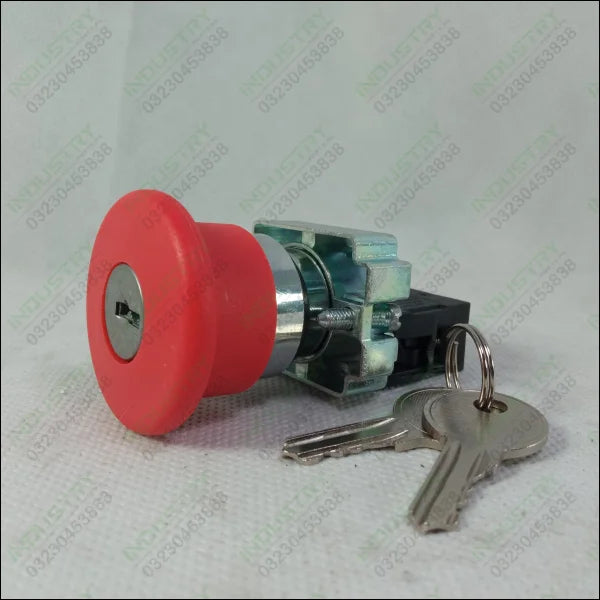 Turn to Release N/C Emergency Stop Mushroom Push Button Switch XB2-BS142 in Pakistan - industryparts.pk