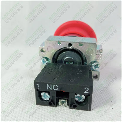 Turn to Release N/C Emergency Stop Mushroom Push Button Switch XB2-BS142 in Pakistan - industryparts.pk