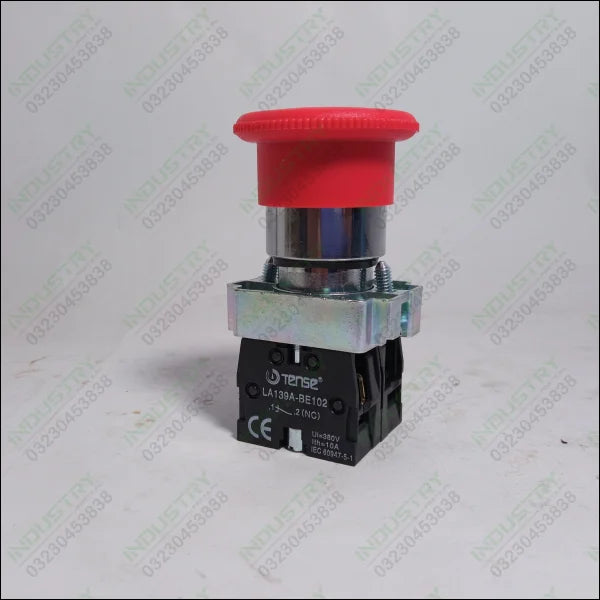 Turn to release N/C Emergency Stop Mushroom Push Button Switch XB2-BS545 in Pakistan - industryparts.pk