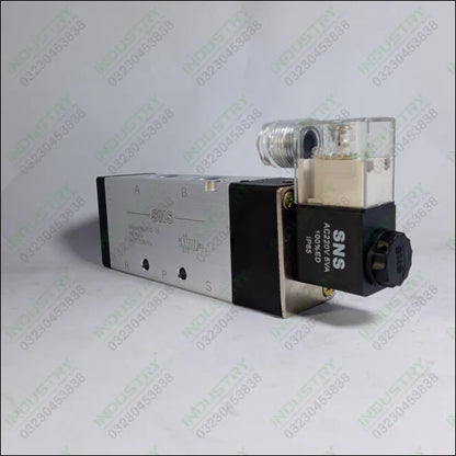 Two Five-Way Solenoid Valve 4V210-06 / 08 4V110-06 4V310-10 4V410-15 (SNS) - industryparts.pk