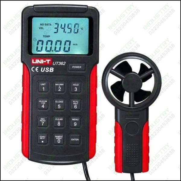 UNI T Digital Anemometer UT362 in Pakistan - industryparts.pk