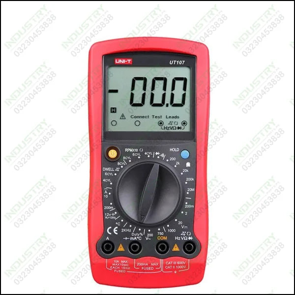 UNI-T Digital Automotive Multimeter UT107 in Pakistan - industryparts.pk