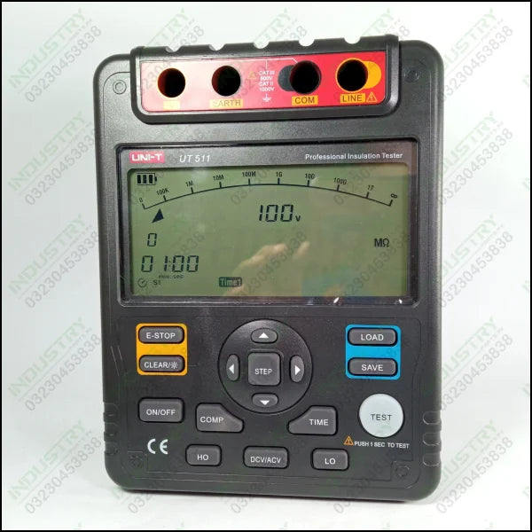 UNI T Digital Insulation Resistance Meter UT511 in Pakistan - industryparts.pk