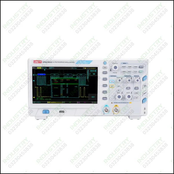 UNI T Digital Oscilloscope 2 Channel DSO 100MHz UPO2102CS in Pakistan - industryparts.pk