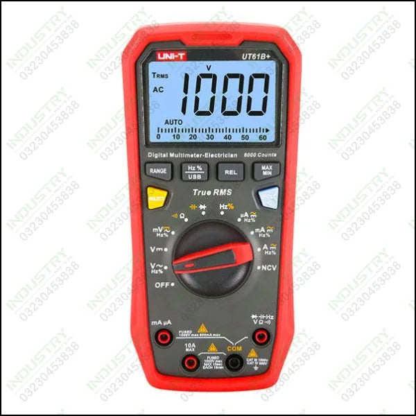 UNI T Handheld Professional Digital Multimeter UT61B+ in Pakistan - industryparts.pk