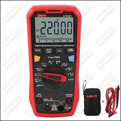 UNI T Handheld Professional True RMS Digital Multimeter UT61E+ in Pakistan - industryparts.pk