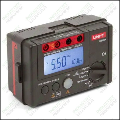 UNI T Insulation Resistance Tester UT502A in Pakistan - industryparts.pk