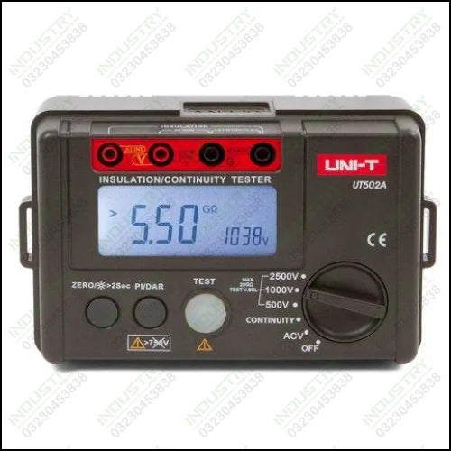 UNI T Insulation Resistance Tester UT502A in Pakistan - industryparts.pk