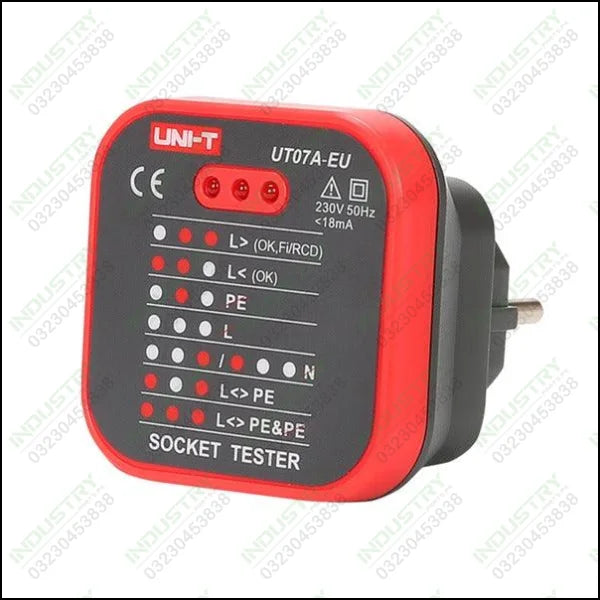 UNI-T Socket Tester UT07A-EU in Pakistan - industryparts.pk
