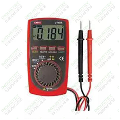 UNI-T UT10A Digital LCD Palm Size Pocket Auto Range Multimeter AC DC Volt in Pakistan - industryparts.pk