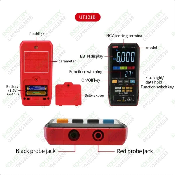 UNI-T UT121B Series Smart Digital Multimeters in Pakistan