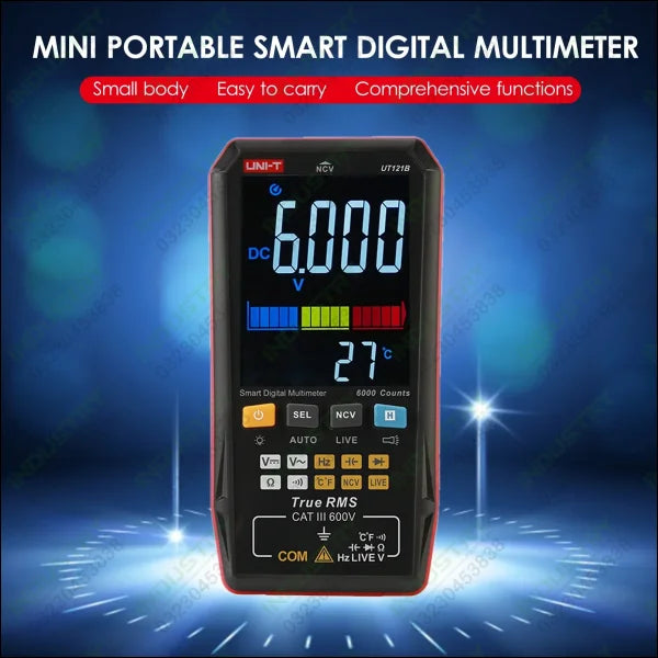 UNI-T UT121B Series Smart Digital Multimeters in Pakistan industryparts.pk