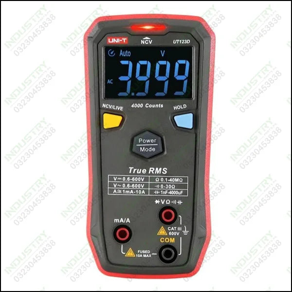 UNI-T UT123D Digital Smart Multimeter True RMS in Pakistan - industryparts.pk