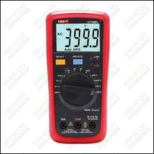 UNI-T UT136B+ Digital Multimeter Auto Power Off Meter AC DC Voltage Current in Pakistan - industryparts.pk