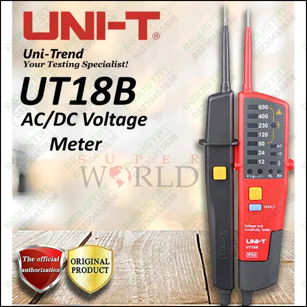 Uni-T UT18B Voltage & Continuity Tester in Pakistan - industryparts.pk