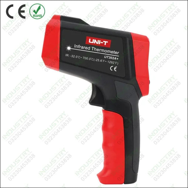 UNI T UT302A+ Non Contact Infrared IR Professional Thermometer in Pakistan - industryparts.pk