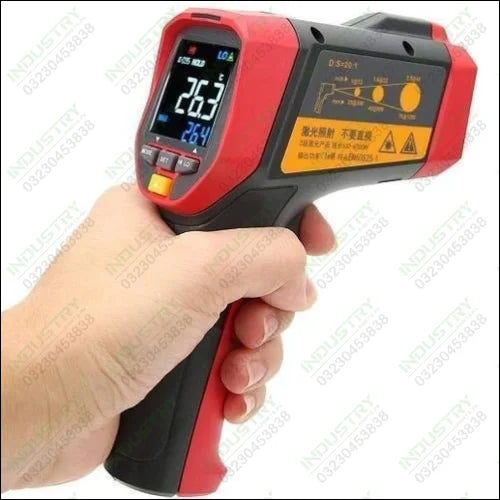 UNI T UT302A+ Non Contact Infrared IR Professional Thermometer in Pakistan - industryparts.pk