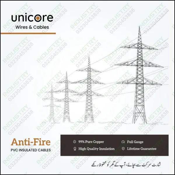 Unicore Cables Flexible Cables BSS-6500 90 Meter Coil in Pakistan - industryparts.pk
