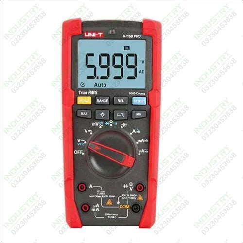 UT15B PRO/UT17B PRO 1000V True RMS Digital Multimeter (UNI-T) in Pakistan - industryparts.pk