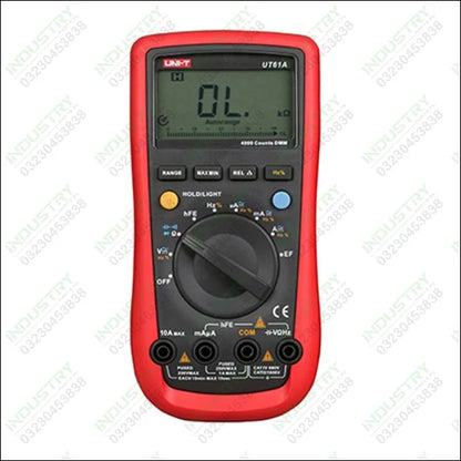 UT61A Modern LCD Digital Multimeter in Pakistan - industryparts.pk