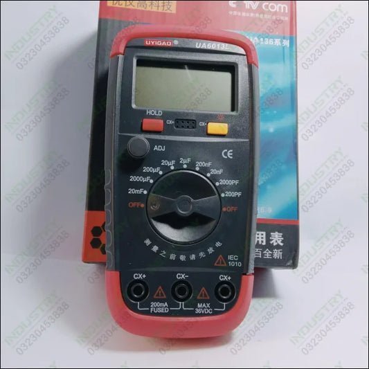 UYIGAO UA6013L High Precision Digital LCD Capacitance Meter Tester in Pakistan - industryparts.pk