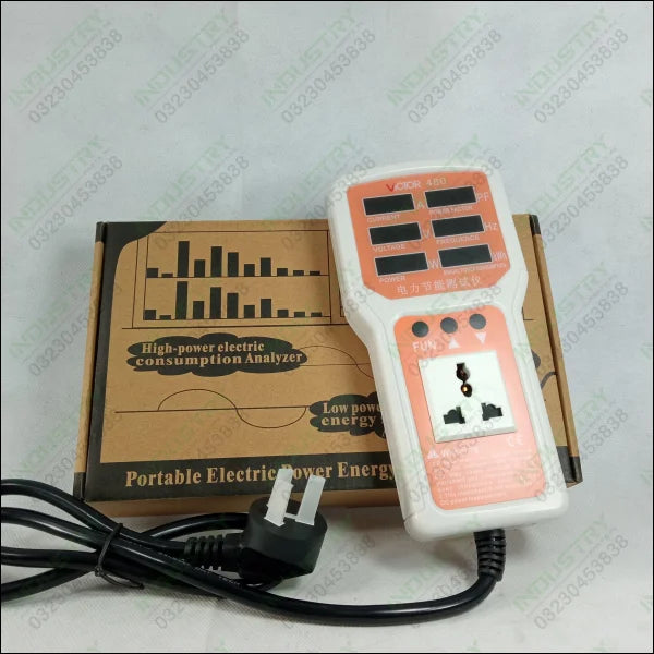 VC480 Energy Saving Monitor Consumption Meter Single Phase Annual Electricity in Pakistan - industryparts.pk