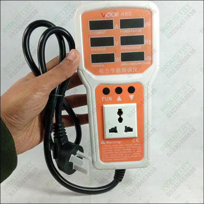 VC480 Energy Saving Monitor Consumption Meter Single Phase Annual Electricity in Pakistan - industryparts.pk