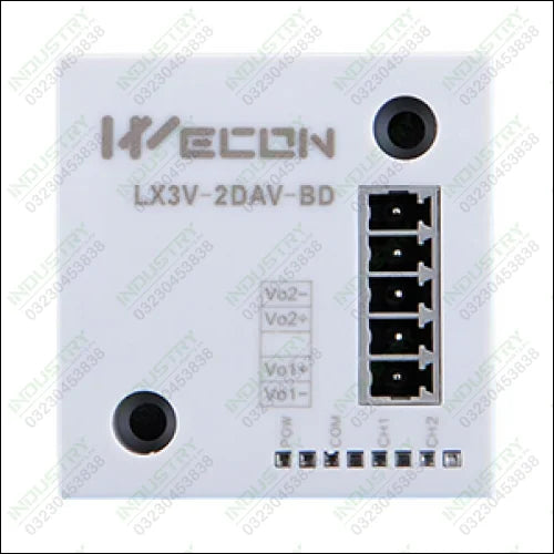 WECON  LX3V-2DAV-BD PLC Expansion Module BD Board in Pakistan