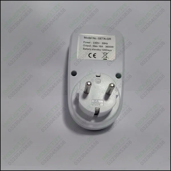 Weekly Programmable Timer GETA-GR 16A 3600W in Pakistan - industryparts.pk