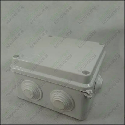 White Junction Box For Pipe Fittings Size 4 x 4 in Pakistan - industryparts.pk