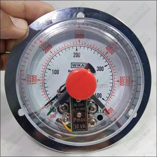 WIKA Shock-Resistant Electric Contact Pressure Gauge in Pakistan