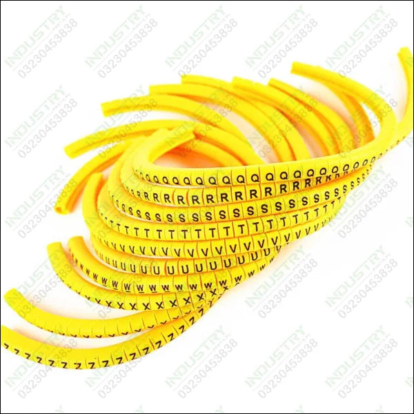 Wire Management Cable Markers Tags in Alphabet A to Z in Pakistan - industryparts.pk