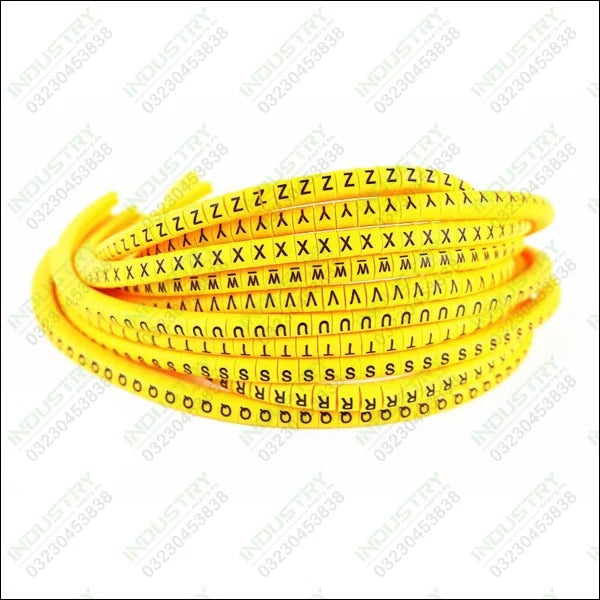 Wire Management Cable Markers Tags in Alphabet A to Z in Pakistan - industryparts.pk