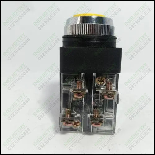 Yellow Switch 600 Max 6A AC 250V Push Button Switch in Pakistan - industryparts.pk
