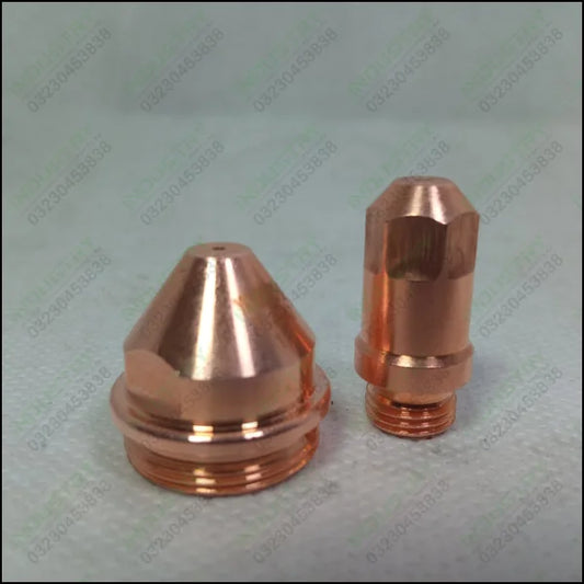 YIKUAI Plasma Cutting Torch Consumables YK100102-D Electrode and YK100103-D Nozzle in Pakistan - industryparts.pk