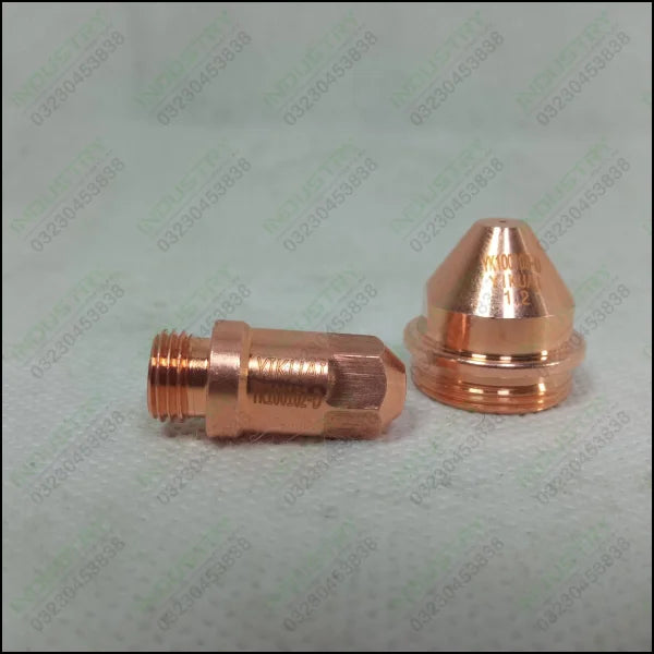 YIKUAI Plasma Cutting Torch Consumables YK100102-D Electrode and YK100103-D Nozzle in Pakistan - industryparts.pk