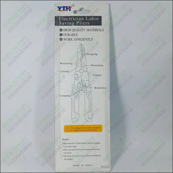 YTH Y712 Electrician Labor Saving Plier in Pakistan