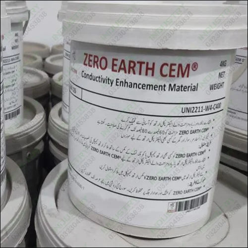 Zero Earth CEM - Electrical Grounding conductivity Enactment Material - industryparts.pk