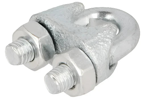 Zink Plated Steel Cable Wire Clamp in Pakistan
