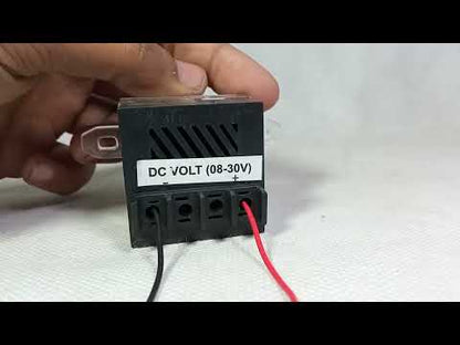 DC Volt Meter Range 8 to 30V Led Digital Voltage Panel Meter in Pakistan