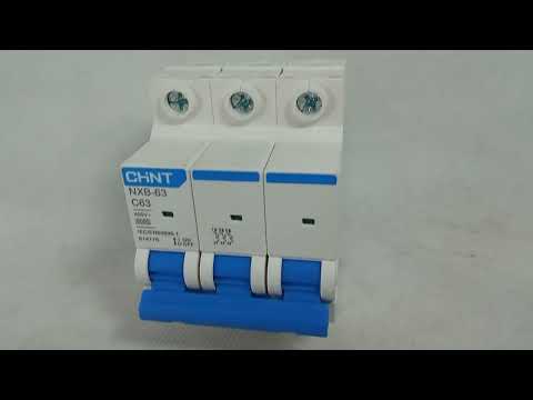 CHINT AC Breaker 3 Pole NXB-63 MCB in Pakistan