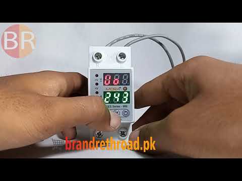 63A 220V Home Protection Protector, Adjustable Device for Voltage (Mora Bulgaria) in Pakistan