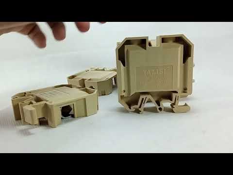 YALISI 35mm Din Rail Line Up Mounted Terminal Block in Pakistan