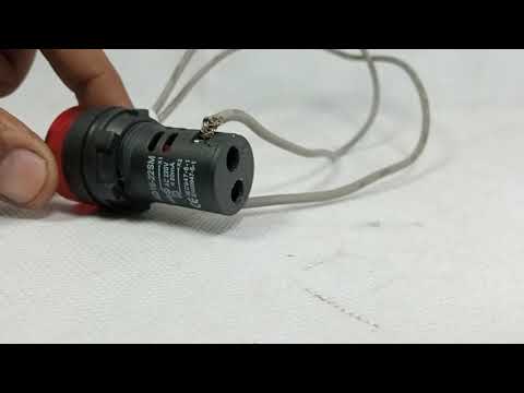 Buzzer with Red LED Light AD16-22SM ACDC220V 22mm Diameter in Pakistan