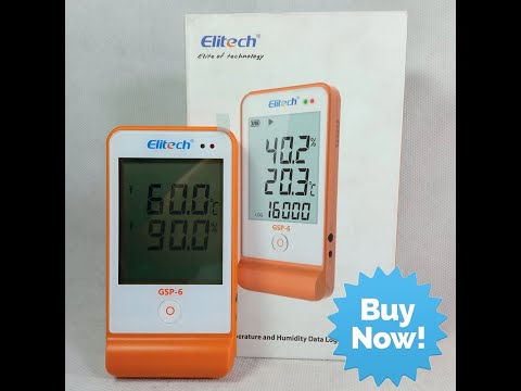 Elitech GSP-6 Digital Temperature and Humidity Data logger in Pakistan