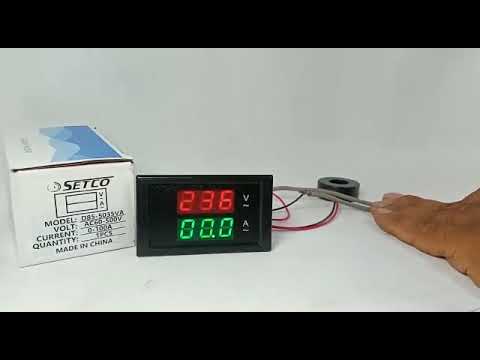 SETCO D85-5035 Digital AC Ammeter A+V 100A in Pakistan